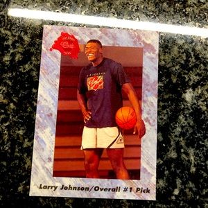 Larry Johnson Classic 1991 1st overall draft pick #192 basketball card!!